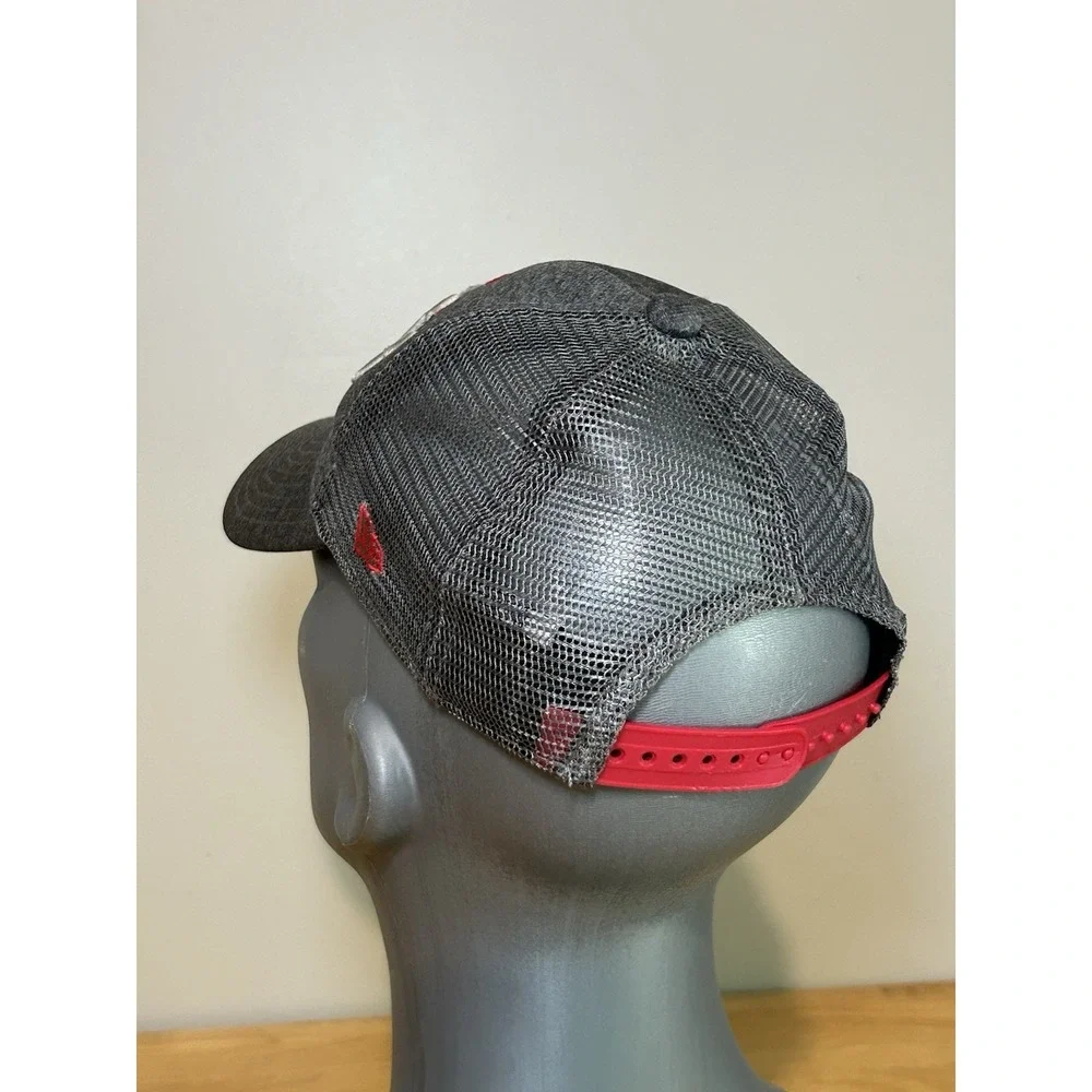 Women's Washington‎ Nationals New Era Graphite Snapped Love 9TWENTY Adjustable